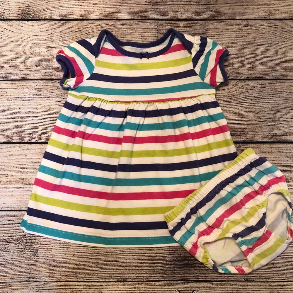 (20% OFF 4+) A65 Carter’s infant dress set; 9mos